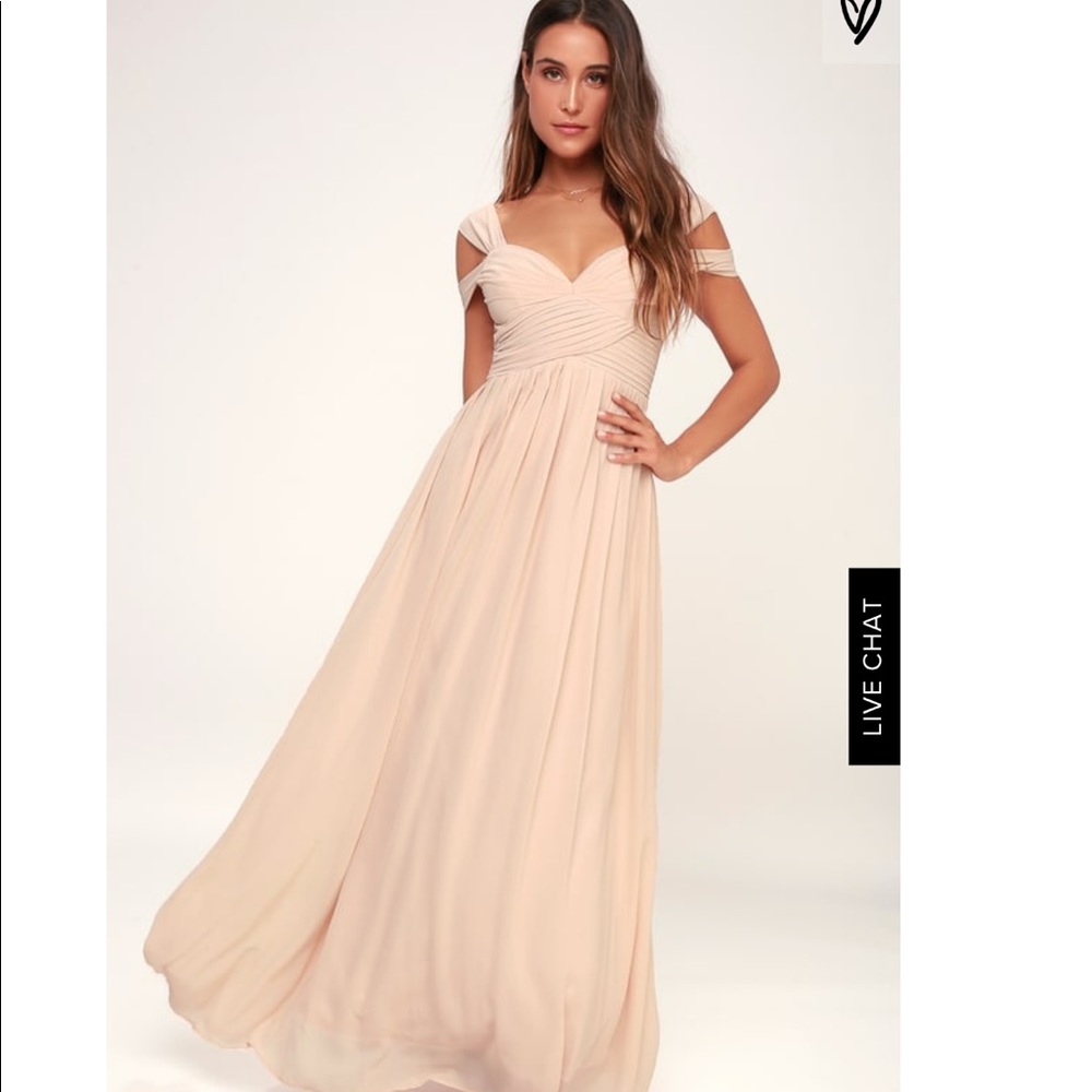 Blush Pink Bridesmaid Dress